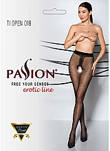 Düfte, Parfümerie und Kosmetik Erotische Strumpfhose mit Ausschnitt Tiopen 018 20 Den black - Passion