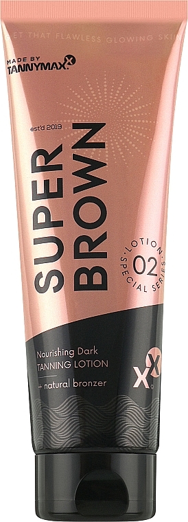 Pflegende Bräunungslotion mit Bronzer - Tannymaxx Super Brown Nourishing Dark Tanning Lotion+Natural Bronzer — Bild N1