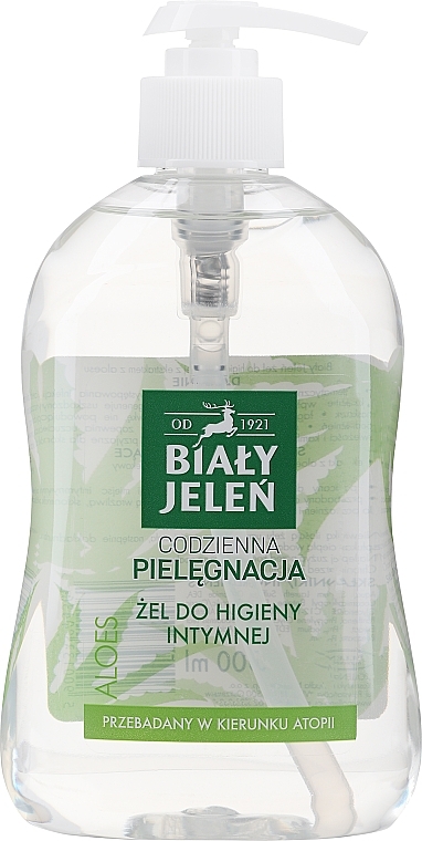 Hypoallergenes Gel für die Intimhygiene mit Aloe Vera - Bialy Jelen Hypoallergenic Gel For Intimate Hygiene