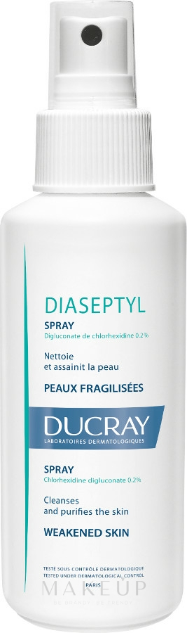 Antiseptisches Lösungsspray für Irritationen und Wunden - Ducray Diaseptyl Spray — Bild 125 ml