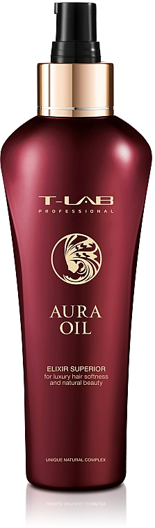 Haarelixier für luxuriöse Geschmeidigkeit und natürliche Schönheit - T-LAB Professional Aura Oil Elexir Superior — Bild N1