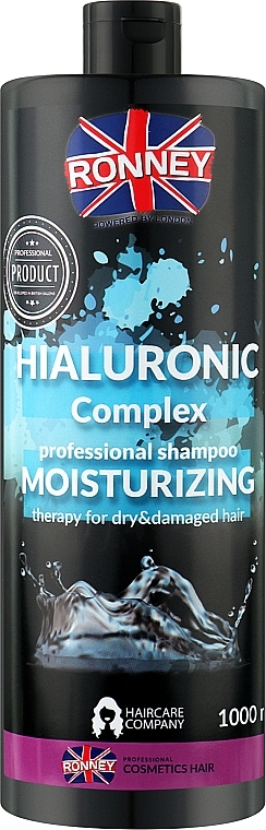 Feuchtigkeitsspendendes Shampoo mit Hyaluronsäure für trockenes und geschädigtes Haar - Ronney Hyaluronic Complex Moisturizing Szampoo — Bild N1