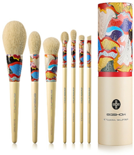 Make-up Pinselset 7 St. - Eigshow Essential Series Yellow Fresher Brush Kit — Bild N1