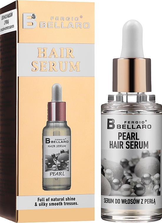 Serum für trockenes und strapaziertes Haar mit Perlenextrakt - Fergio Bellaro Hair Serum Pearl — Bild N2