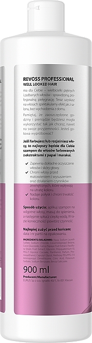 Shampoo für coloriertes Haar - Revoss Professional Color Shampoo — Bild N2