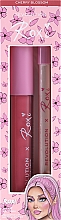 Lippen-Make-up Set (Lippenkonturenstift 1g + Lipgloss 3ml) - Makeup Revolution x Roxi Cherry Blossom Lip Set — Bild N1