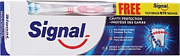 Set - Signal Cavity Protection Toothpaste (Zahnpasta Cavity Protection 100ml + Zahnbürste rot 1 St.) — Bild N1