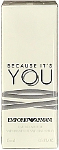 GESCHENK! Giorgio Armani Because It’s You - Eau de Parfum (Mini) — Bild N2
