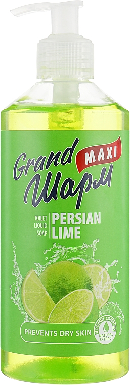 Flüssigseife Persische Limette - Grand Sharm Maxi Persian Lime Toilet Liquid Soap  — Bild N1