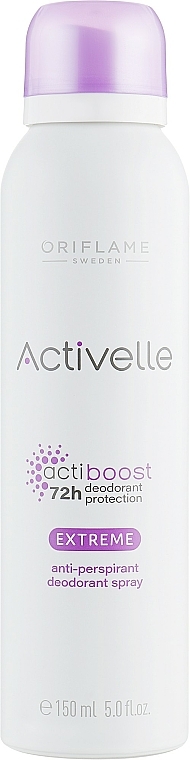 Deospray Antitranspirant - Oriflame Activelle Actiboost Extreme Anti-Perspirant Deodorant Spray — Bild N1