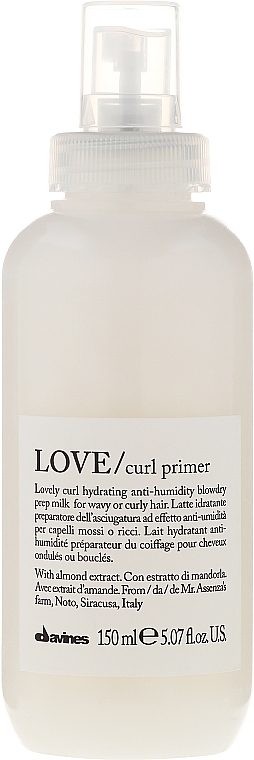 Haarmilch mit Mandelöl für lockiges Haar - Davines Love Curl Primer — Bild N1