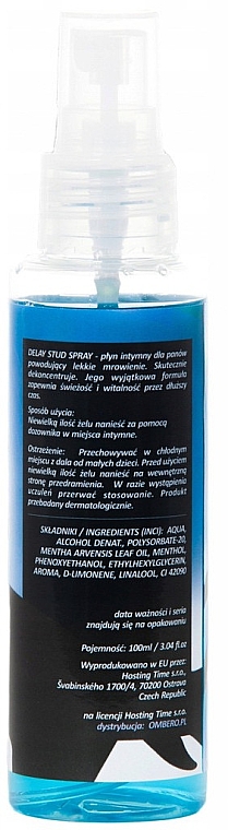 Spray zur Verzögerung der Ejakulation - Love Stim Delay Stud Spray — Bild N2