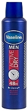 Deospray - Vaseline Men Active Dry 48H Deodorant — Bild N1