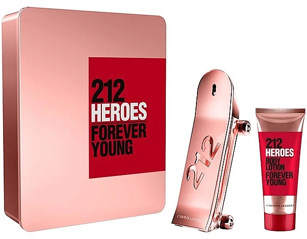 Carolina Herrera 212 Heroes For Her - Duftset (Eau de Parfum 80ml + Körperlotion 100ml)  — Bild N1