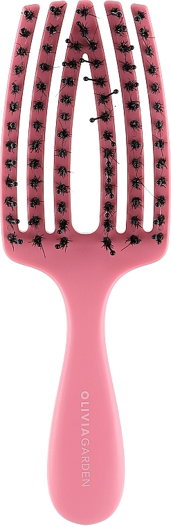 Haarbürste - Olivia Garden Finger Brush Care Mini Kids Pink  — Bild N2