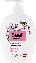 Düfte, Parfümerie und Kosmetik Cremeseife mit Apfelsamenextrakt und Vitamin E - Seal Cosmetics Apple Blossom Cream Soap