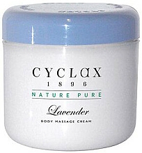 Düfte, Parfümerie und Kosmetik Entspannende Massagecreme mit Lavendelduft - Cyclax Nature Pure Lavender Massage Cream