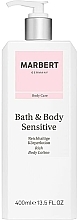 Reichhaltige Körperlotion für trockene und empfindliche Haut - Marbert Bath & Body Sensitive Body Lotion — Bild N1
