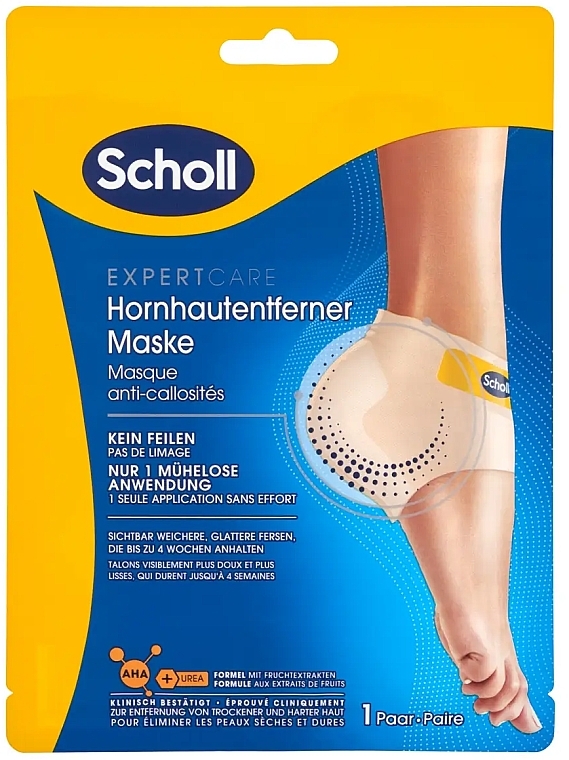 Scholl Expert Care Exfoliating Heel Peel Mask  - Peeling-Maske für die Ferse  — Bild N1