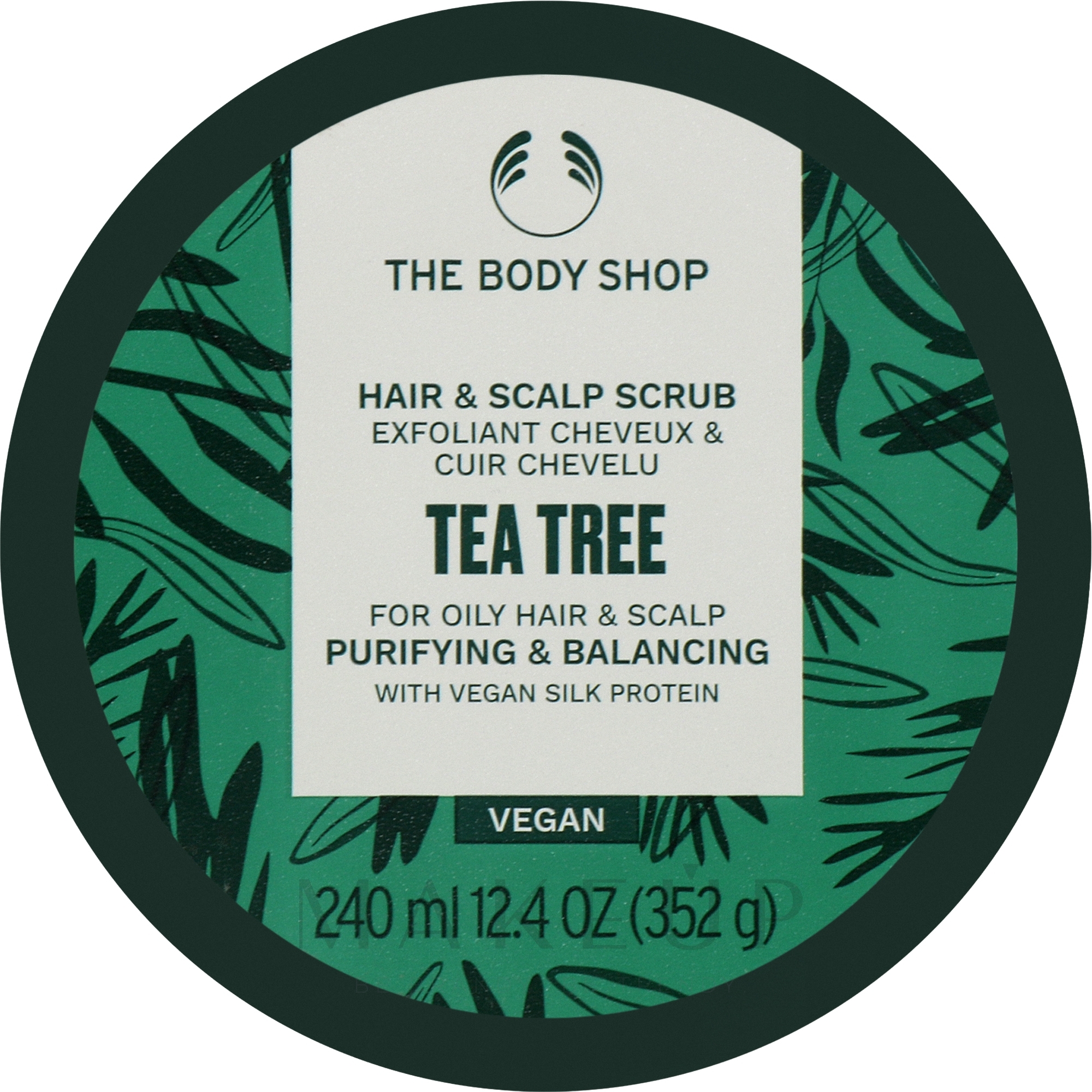 Kopfhautpeeling - The Body Shop Tea Tree Purifying & Balancing Hair & Scalp Scrub — Bild 240 ml