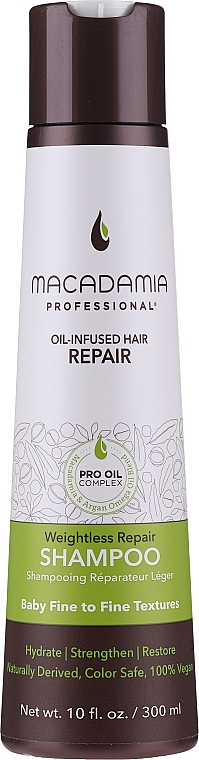 Regenerierendes Haarshampoo - Macadamia Professional Weightless Repair Shampoo — Bild N3