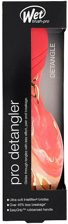 Haarbürste - Wet Brush Pro Detangler Organic Swirl Rose Gold — Bild N3