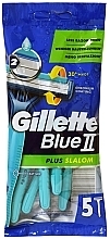 Einweg-Rasierset 5 St. - Gillette Blue 2 Plus Slalom — Bild N1