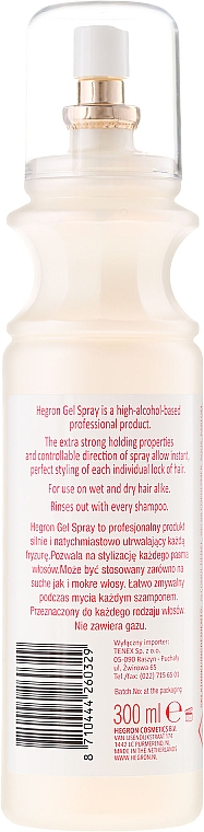 Haargel-Spray Extra starker Halt - Tenex Hegron Gel Spray Extra Strong — Foto N4