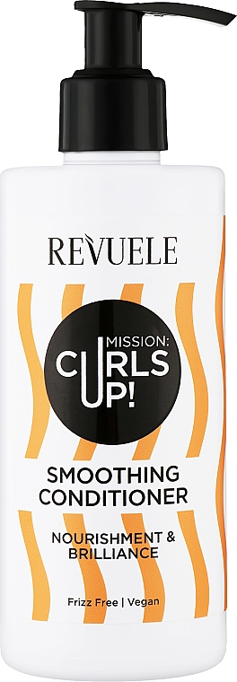 Glättende Haarspülung - Revuele Mission: Curls Up! Smoothing Conditioner — Bild N1