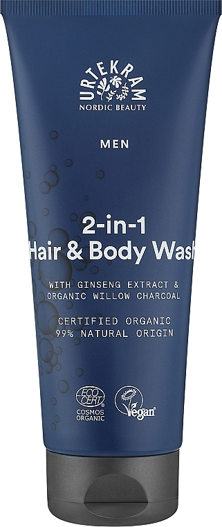 Haar- und Körperwaschgel für Männer - Urtekram Men 2-In-1 Hair & Body Wash — Bild N1