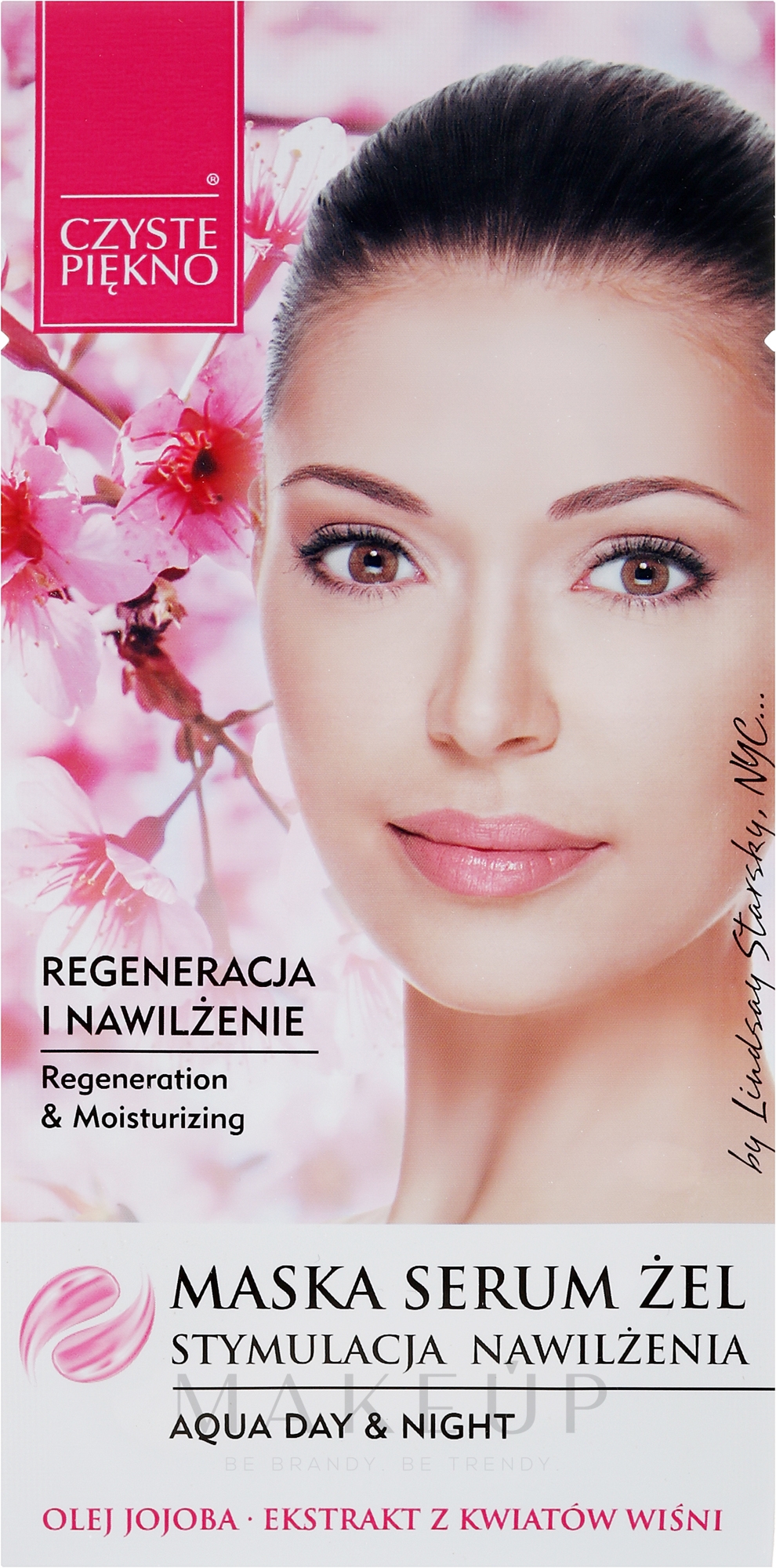 Regenerierendes und feuchtigkeitsspendendes Maske-Serum mit Kirschblütenextrakt - Czyste Piekno Face Mask Serum Gel — Bild 8 g