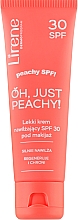 Düfte, Parfümerie und Kosmetik Gesichtscreme Oh, Just Peachy! SPF 30 - Lirene Light Spf 30 Moisturizing Cream Under Make-Up