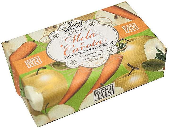 Naturseife mit Apfel und Karotte - Gori 1919 Apple & Carrot Soap — Bild N1
