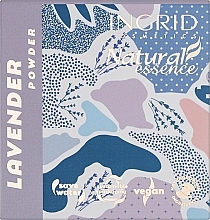 Mattierendes Gesichtspuder mit Lavendel - Ingrid Cosmetics Natural Essence Mattifying Lavender Powder — Bild N2