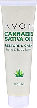 Düfte, Parfümerie und Kosmetik Beruhigender und regenerierender Hand- und Körperbalsam mit Hanföl - Avon Cannabis Sativa Oil