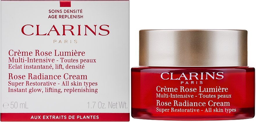 Regenerierende Anti-Aging Tagescreme - Clarins Super Restorative Rose Radiance Cream — Bild N2