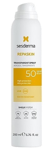 Sonnenschutzspray für den Körper - SesDerma Laboratories Repaskin Transparent Spray — Bild N1