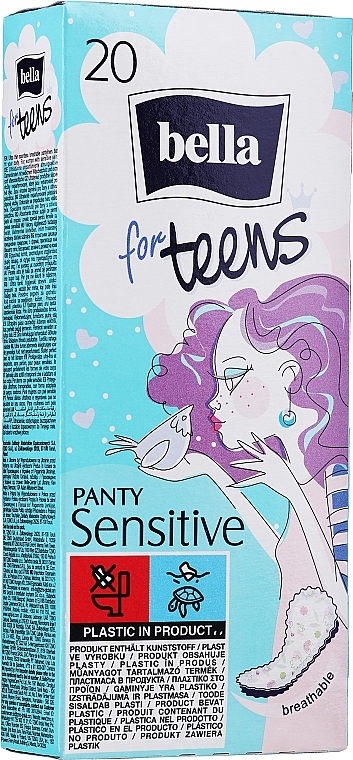 Slipeinlagen for Teens Panty Sensitive 20 St. - Bella