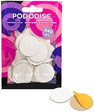 Düfte, Parfümerie und Kosmetik Ersatzscheiben für Pediküre-Disk Pododisc L weiß 240 Körnung 50 St. - Staleks Pro