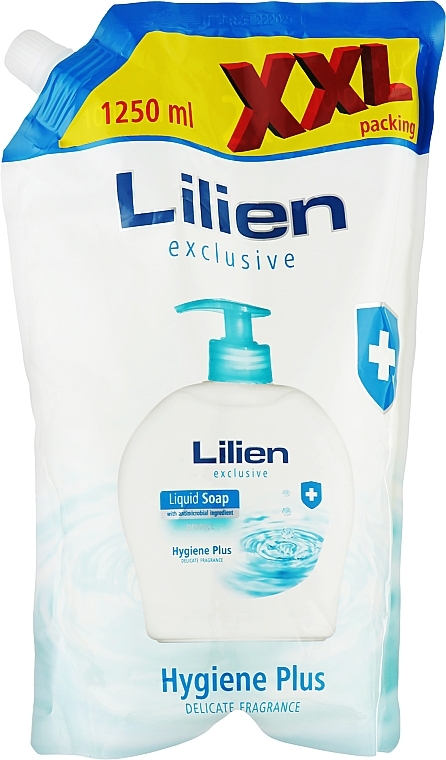 Sanfte Flüssigseife - Lilien Hygiene Plus Liquid Soap Doypack — Bild N1