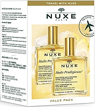 Körperpflegeset - Nuxe Travel With Nuxe Value Pack Set (Gesichts, Körper- und Haaröl 2x100ml) — Bild N1