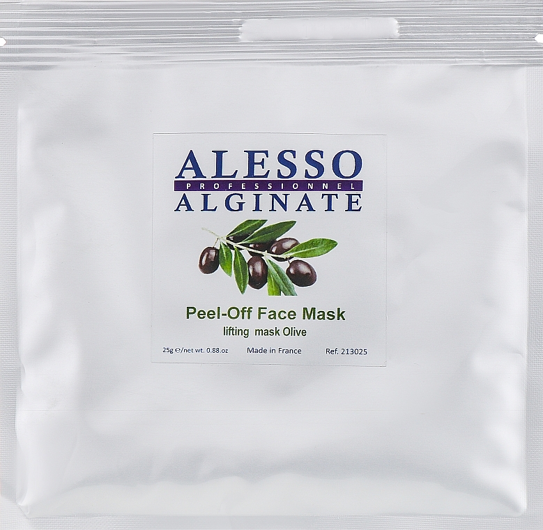 Straffende Alginat-Gesichtsmaske mit Olivenblättern-Extrakt - Alesso Professionnel Alginate Olive Peel-Off Lifting Mask  — Bild N5