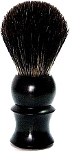 Düfte, Parfümerie und Kosmetik Rasierpinsel mit Dachshaar Kunststoff mattschwarz - Golddachs Pure Badger Plastic Black Matt
