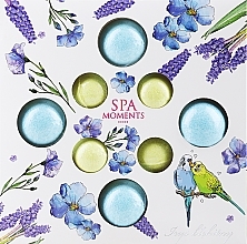 Düfte, Parfümerie und Kosmetik Badebomben-Set - Belle Nature Spa Moments Blue Iris (Badebomben 4x20g + Badebomben 4x30g)