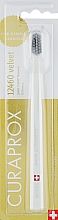 Düfte, Parfümerie und Kosmetik Zahnbürste Velvet CS 12460 weiß mit grauen Borsten - Curaprox