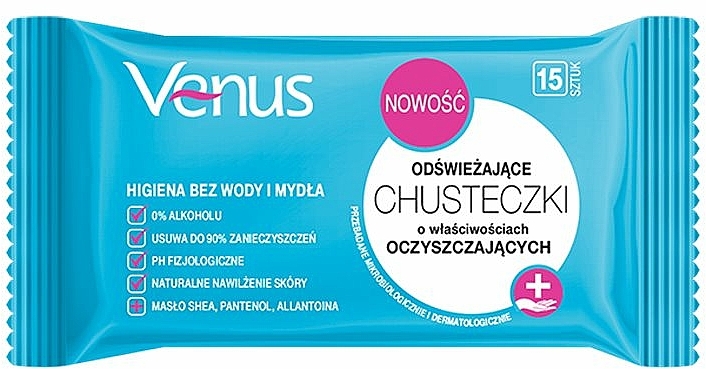 Erfrischende Feuchttücher - Venus Refreshing Wipes — Bild N1