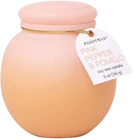 Duftkerze Rosa Pfeffer und Pomelo - Paddywax Orb Ombre Glass Candle Pink & Orange Pink Pepper & Pomelo — Bild N1