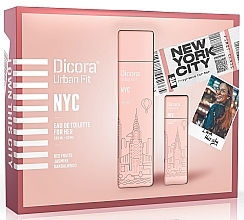 Dicora Urban Fit NYC For Her Set - Duftset (Eau de Toilette 100ml + Eau de Toilette 30ml) — Bild N1