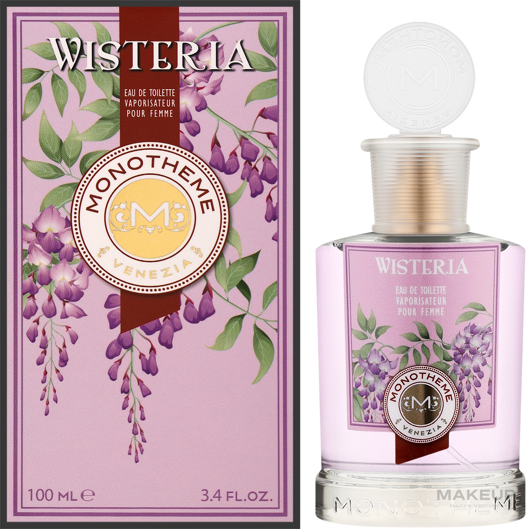 Monotheme Fine Fragrances Venezia Wisteria - Eau de Toilette — Bild 100 ml