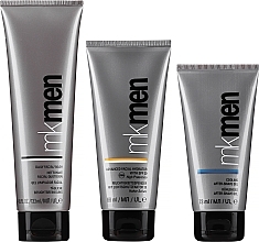 Gesichtspflegeset - Mary Kay MKMen (Tägliche Gesichtsreinigung 133ml + Creme 88ml + Kühlendes After-Shave Gel 73ml) — Bild N3